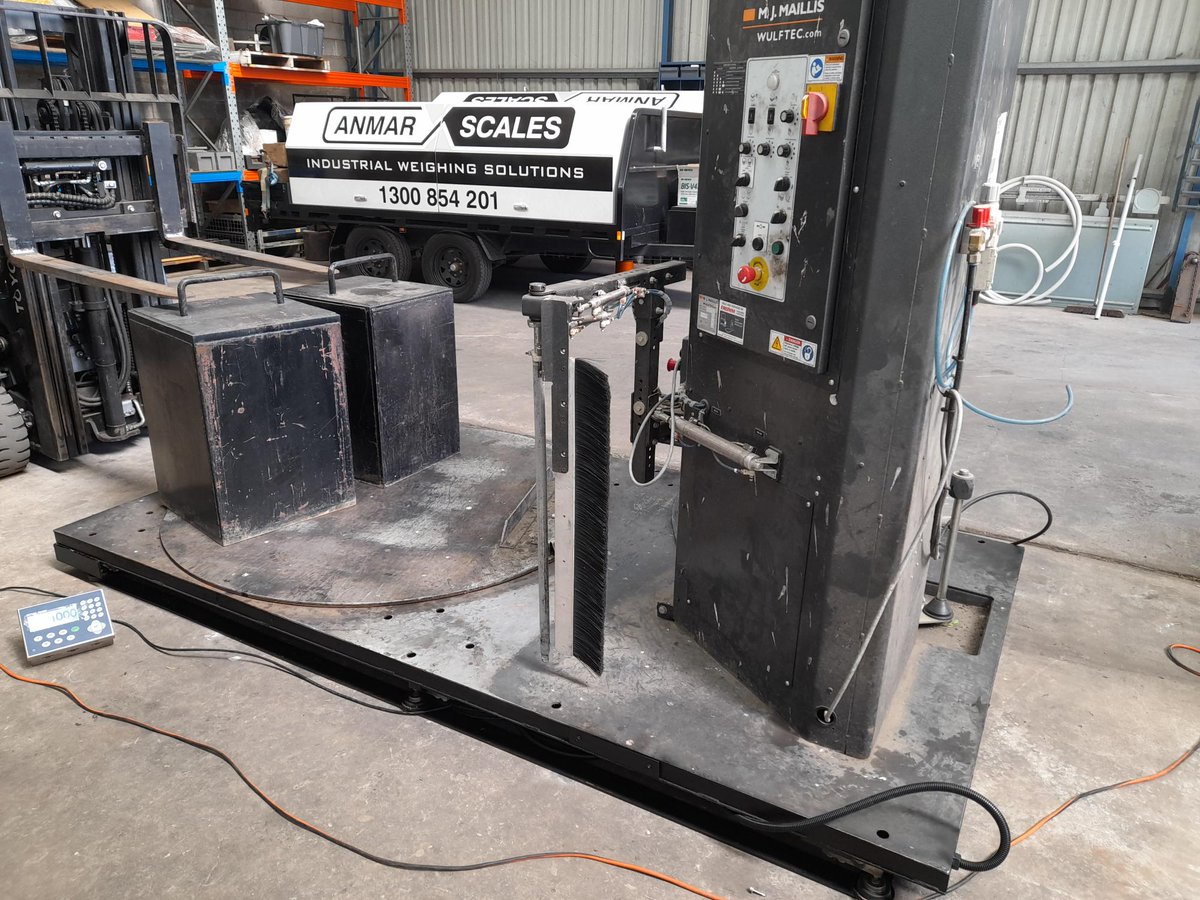 AnmarScales's tweet image. The Anmar Scales team in Albury fitted loadcells and a weighing indicator to upgrade this customer's existing Wulftec pallet wrapper.

Read all about this project on our website. 👇
anmarscales.com.au/pallet-weigher…

#anmarscales #loadcells #weighingindicator #weighing #industrialweighing