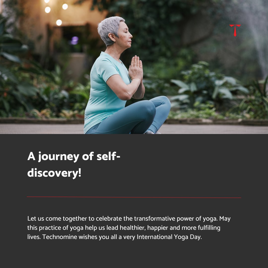 TechnomineBiz's tweet image. Let us come together to celebrate the transformative power of yoga. May this yoga practice help us lead healthier, happier and more fulfilling lives. Technomine wishes you all a very International Yoga Day.

#InternationalYogaDay #YogaForHumanity #HealthyAtHome #YogaInspiration