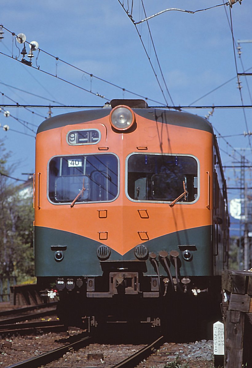 #古い電車を載っけろ 
クハ86329  1982.04   飯田線／Kodachrome64