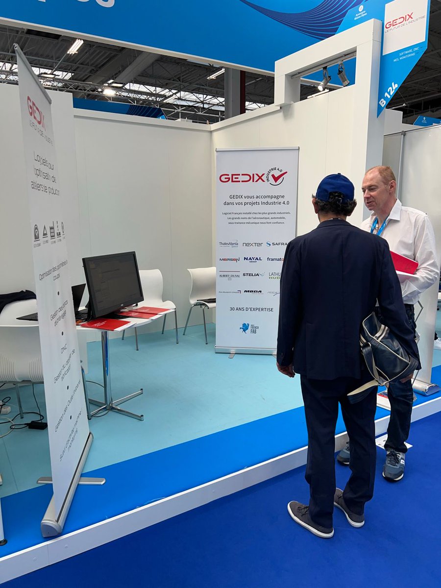 GEDIX_Software's tweet image. [✈SIAE J-3] Venez discuter de vos projets de digitalisation d’atelier ! On vous attend sur @salondubourget  du 19 au 22 Juin au Bourget.
📍Stand B124 - Pavillon @auvergnerhalpes.