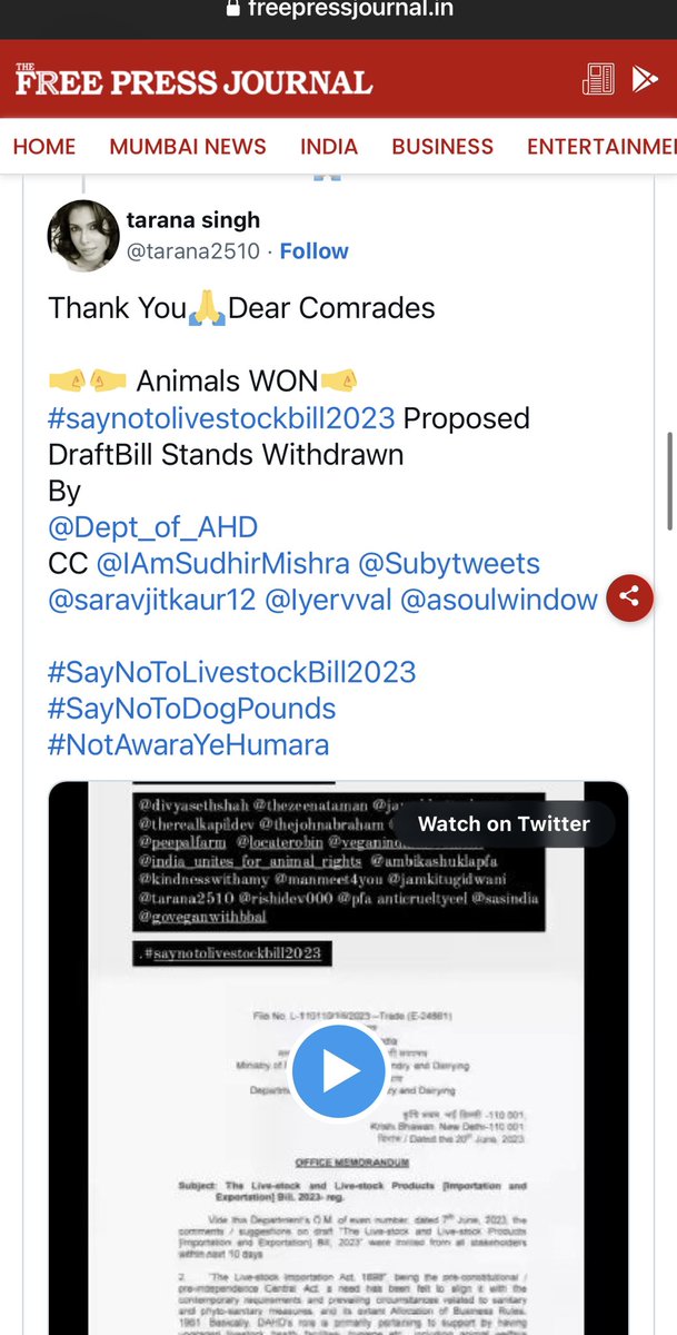 tarana singh tweet media