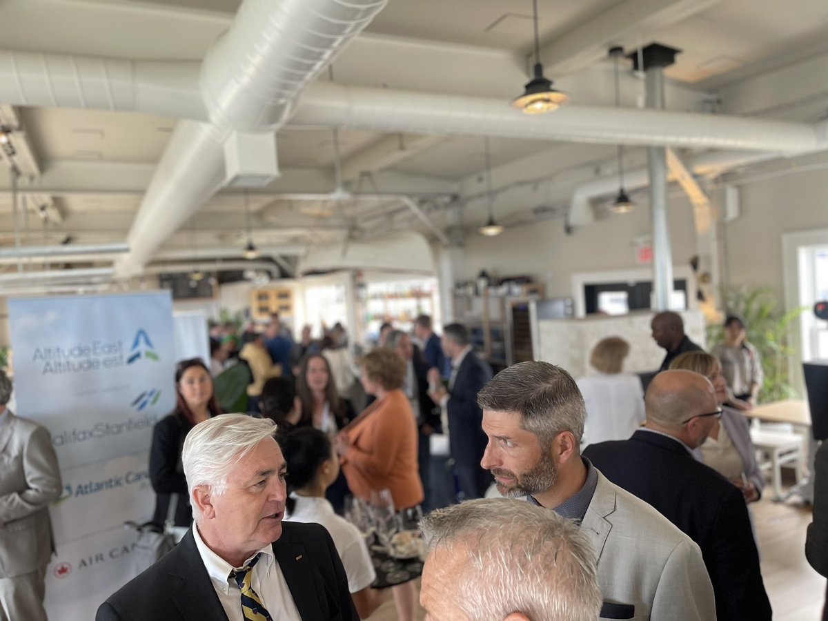 The #AltitudeEast2023 welcome reception last night, sponsored by <a href="/HfxStanfield/">Halifax Stanfield</a>, was nothing short of spectacular. It got us ready to kick off Day 1.