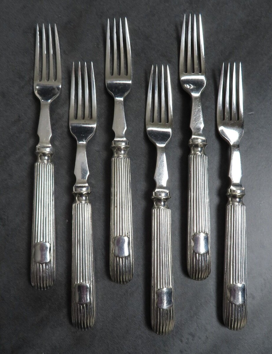 Antique Silver Plated Cutlery Forks Set Panel White Star Line Titanic Interest #Titanic #WhiteStarLine #RMSTitanic #Cutlery #Tableware #Antiques #Silverware ebay.co.uk/itm/1259547448…