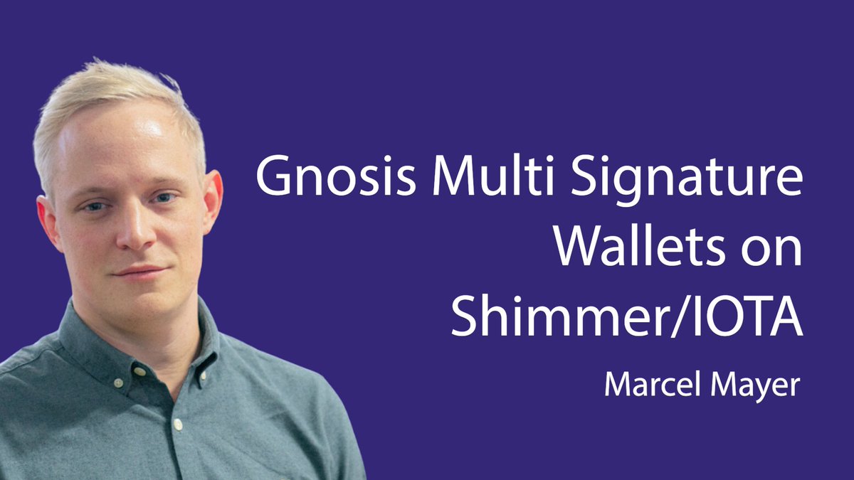 TangleCon (@tanglecon) on Twitter photo (#Gnosis) Safe let's you customize how you manage your #crypto assets, with the option to require multiple devices to confirm transactions. 🔀
Learn more about Safe on the #shimmer ecosystem during <a href="/servrox1337/">Marcel Mayer</a> talk at #TangleCon
bit.ly/3CEiA9H
#DLT #IOTA (#Gnosis) Safe let's you customize how you manage your #crypto assets, with the option to require multiple devices to confirm transactions. 🔀
Learn more about Safe on the #shimmer ecosystem during <a href="/servrox1337/">Marcel Mayer</a> talk at #TangleCon
bit.ly/3CEiA9H
#DLT #IOTA
