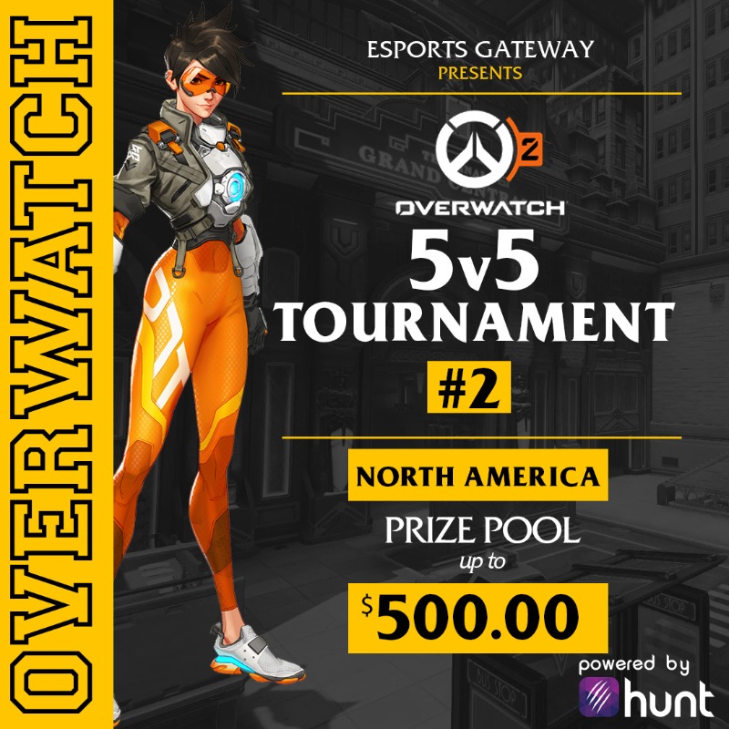 Tournament | Overwatch 2 | Americas | June 25th | Free Entry | Prizes up to $500.00 

Registration & full rules set here:  huntapp.gg/tournaments/ES…