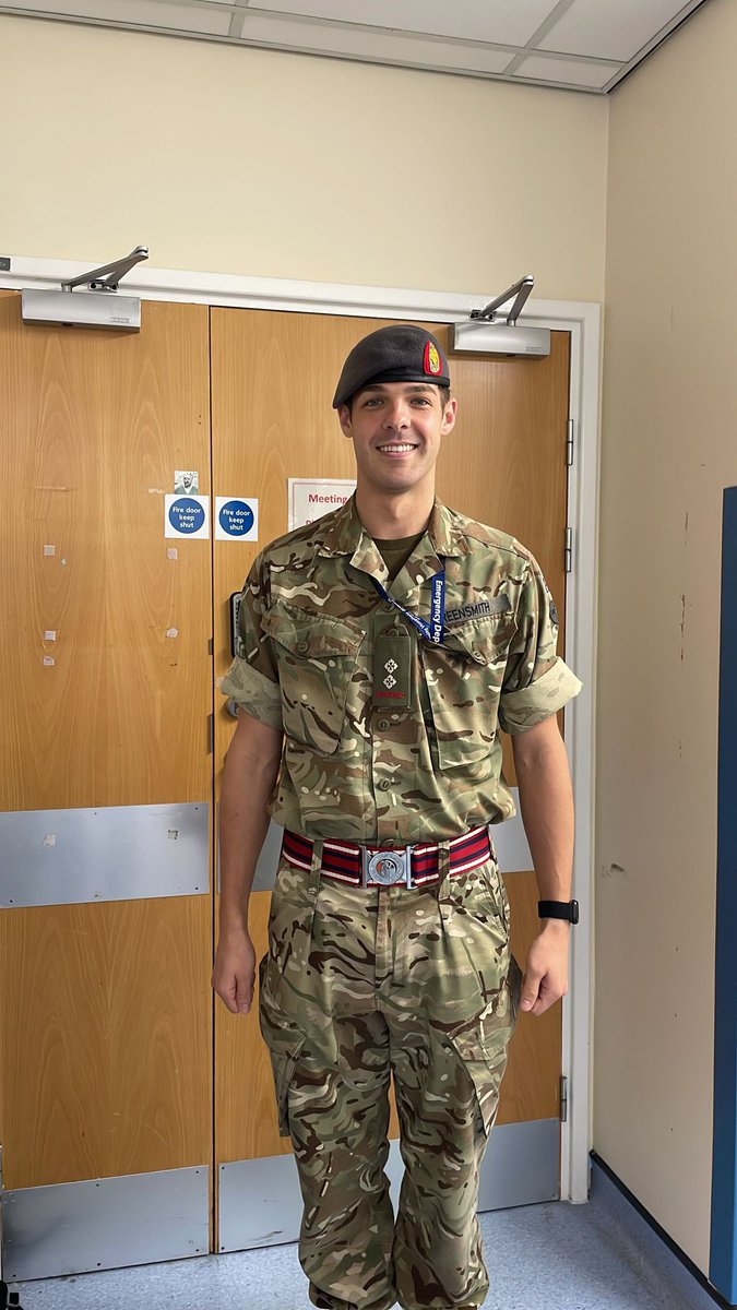 As part of armed forces week @teamEDnuh are supporting our armed forces reserve colleagues to wear their military uniform today #SaluteOurForces @NUHforces @EDNUH_recruit @TeamPaedsEDnuh @TeamNUH @NUH_AcuteMed @DejongeSi @malia616 @Vmurali1988 PICTURE:Charge Nurse Greensmith 🫡