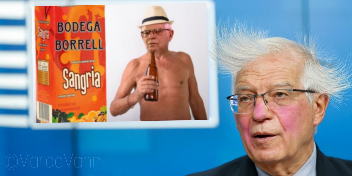 MarceVann's tweet photo. 5 maggio 2023, Borrell: "Sanzioni come dieta, funzionano ma non sono istantanee".
13 maggio 2023, Borrell: "Accelerare la fornitura di munizioni".
20 giugno 2023, Borrell: "Mancano materiali per la produzione di munizioni".
#LeSanzioniFunzionano #BodegaBorrell #SangriaTherapy https://t.co/6zLuJZmTLj