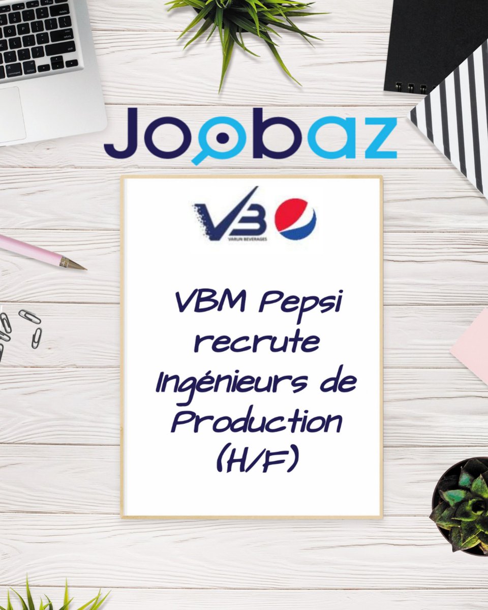 VBM Pepsi recrute Ingénieurs de Production (H/F)

joobaz.com/job/vbm-pepsi-…

#recrutement #recruitement #recrutementmaroc #emplois #offresdemploi #emploimaroc #hiring #hiringnow #job #joobaz #joobazmaroc #Ingénieurs_de_production