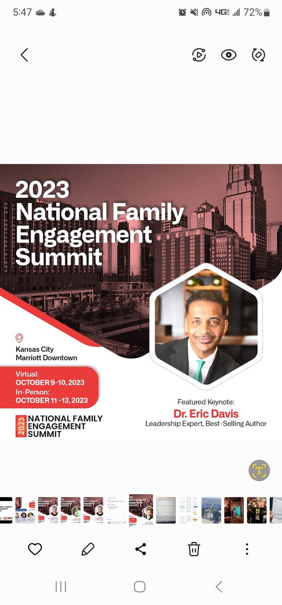 nfesummit's tweet photo. We are excited to learn from Dr. Davis at our summit. #nfesummit #Leadershipmaturity @Successfulinc @NAFSCE https://t.co/VjVDE6V3lb