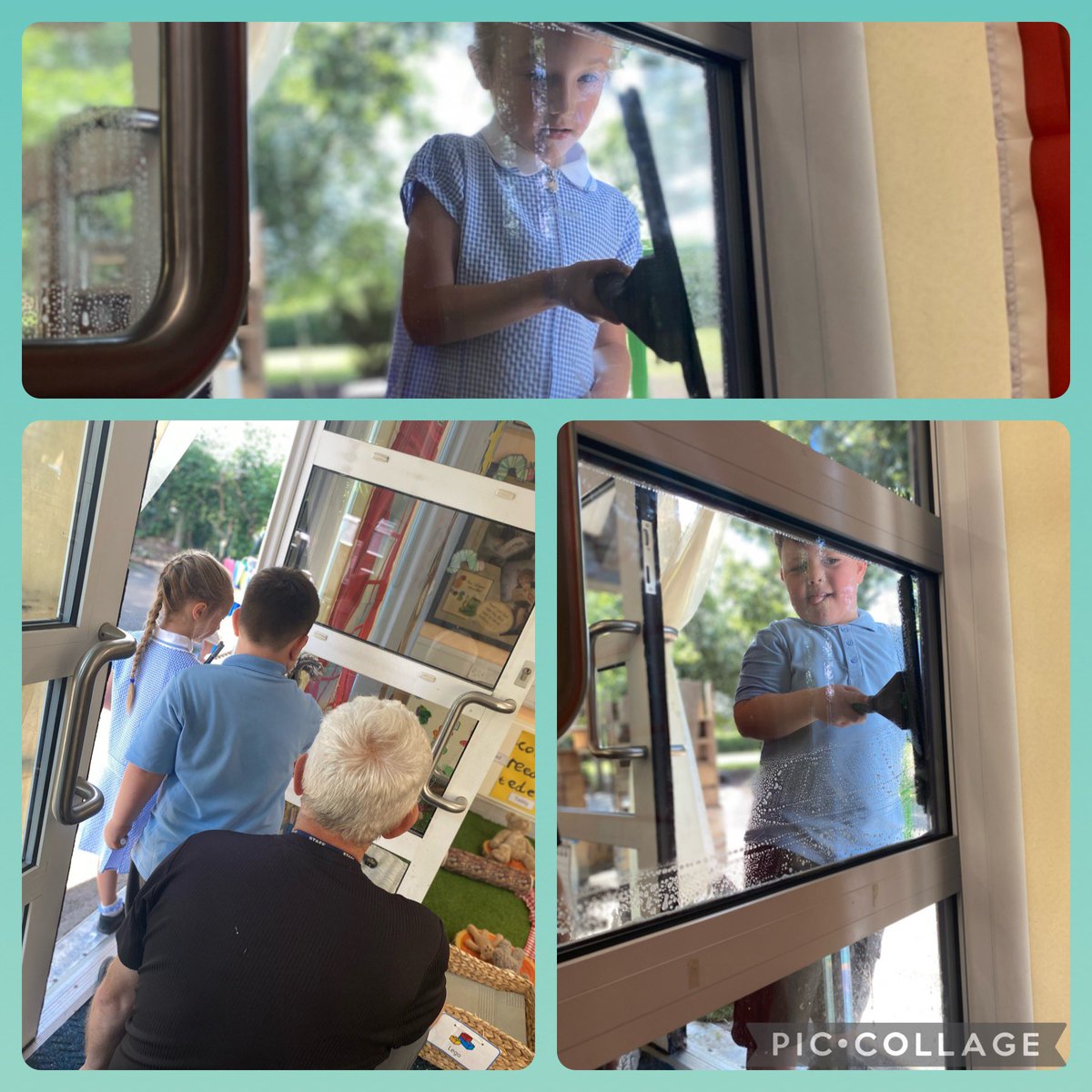 acorn_class's tweet photo. Thank you to Mr Wilson for taking on some new window cleaning apprentices this morning. #WhenImCleaningWindows @WimboldsleyCPS https://t.co/8afgYQWTN2