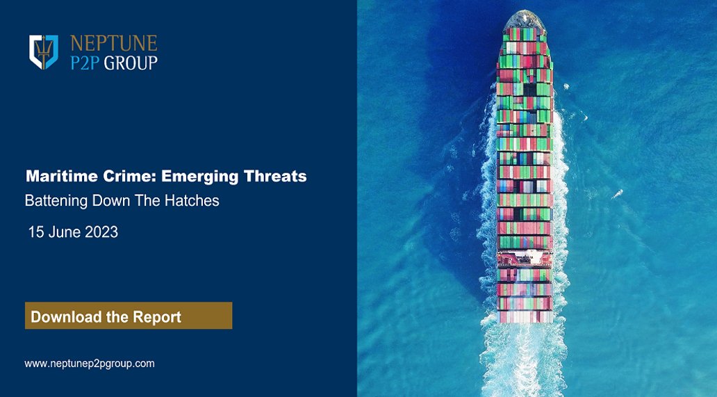 neptune_p2p's tweet image. Maritime piracy in high-risk areas requires vessel operators to implement security measures  &amp;amp; mitigate risks. Learn more about the latest trends in our latest Spotlight Report. ow.ly/8atS50OTsaE
.
.
#MaritimeProtection #MaritimeSecurity #MaritimeCrime  #MaritimeCrime