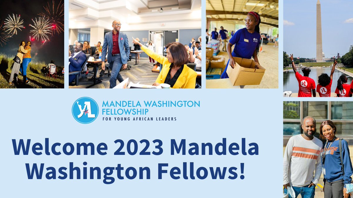 WashFellowship's tweet photo. #YALI2023 #MandelaFellows are arriving in the United States today! We are so excited to see the lessons they learn and the connections they make at their Leadership Institutes. Welcome to the U.S., Fellows! #ExchangeOurWorld @ECAatState @AsstSecStateAF https://t.co/i1wLcTmtpe