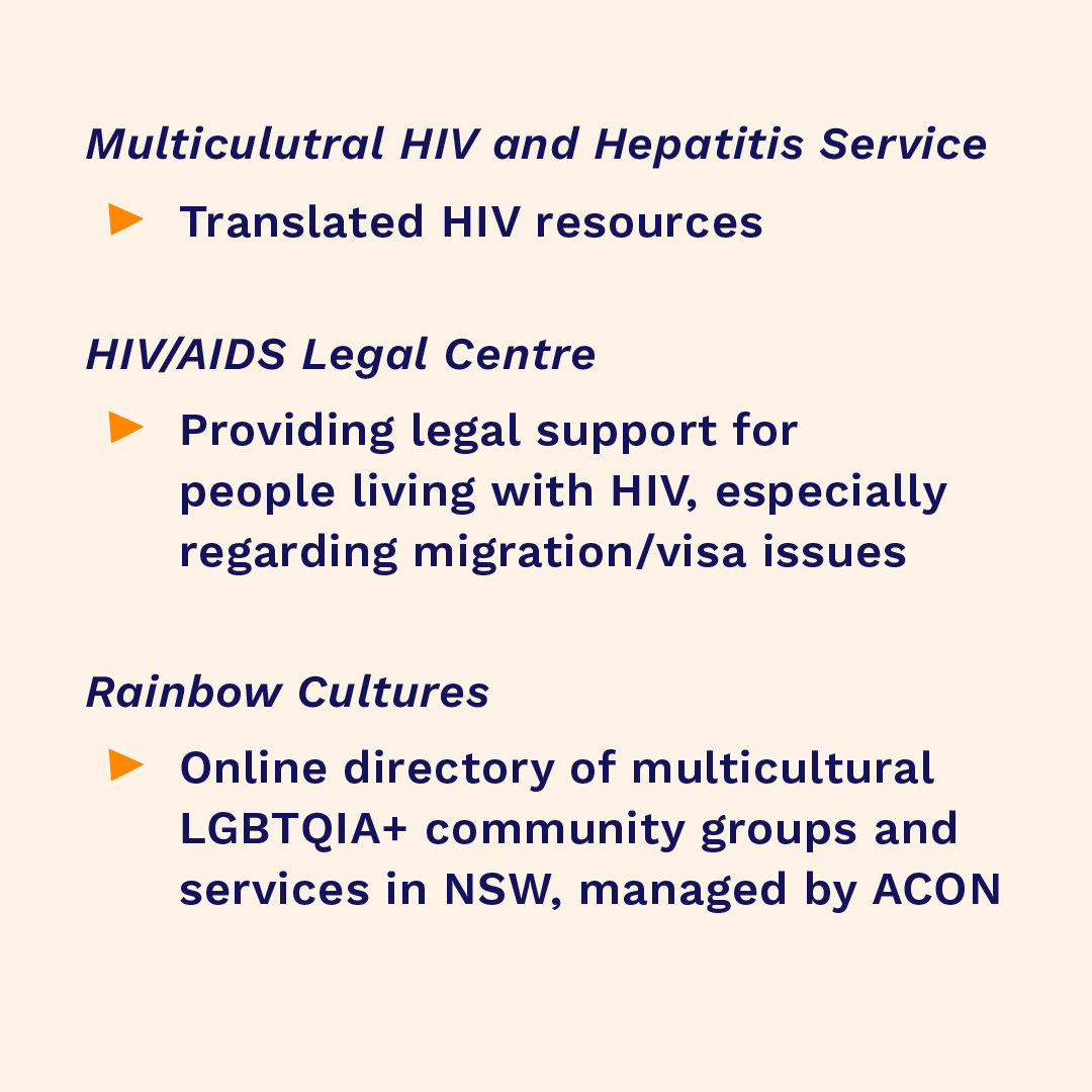 RACS (@racsaustralia) on Twitter photo This #PrideMonth, we're shouting out organisations that go above and beyond in supporting LGBTQIA+ identifying refugees, people seeking asylum and migrants! Check them out 👇
<a href="/FDPN_LGBTIQ/">Forcibly Displaced People Network</a>
<a href="/STARTTSNSW/">STARTTS</a>
<a href="/halcNSW/">HIVAIDS Legal Centre</a> This #PrideMonth, we're shouting out organisations that go above and beyond in supporting LGBTQIA+ identifying refugees, people seeking asylum and migrants! Check them out 👇
<a href="/FDPN_LGBTIQ/">Forcibly Displaced People Network</a>
<a href="/STARTTSNSW/">STARTTS</a>
<a href="/halcNSW/">HIVAIDS Legal Centre</a>