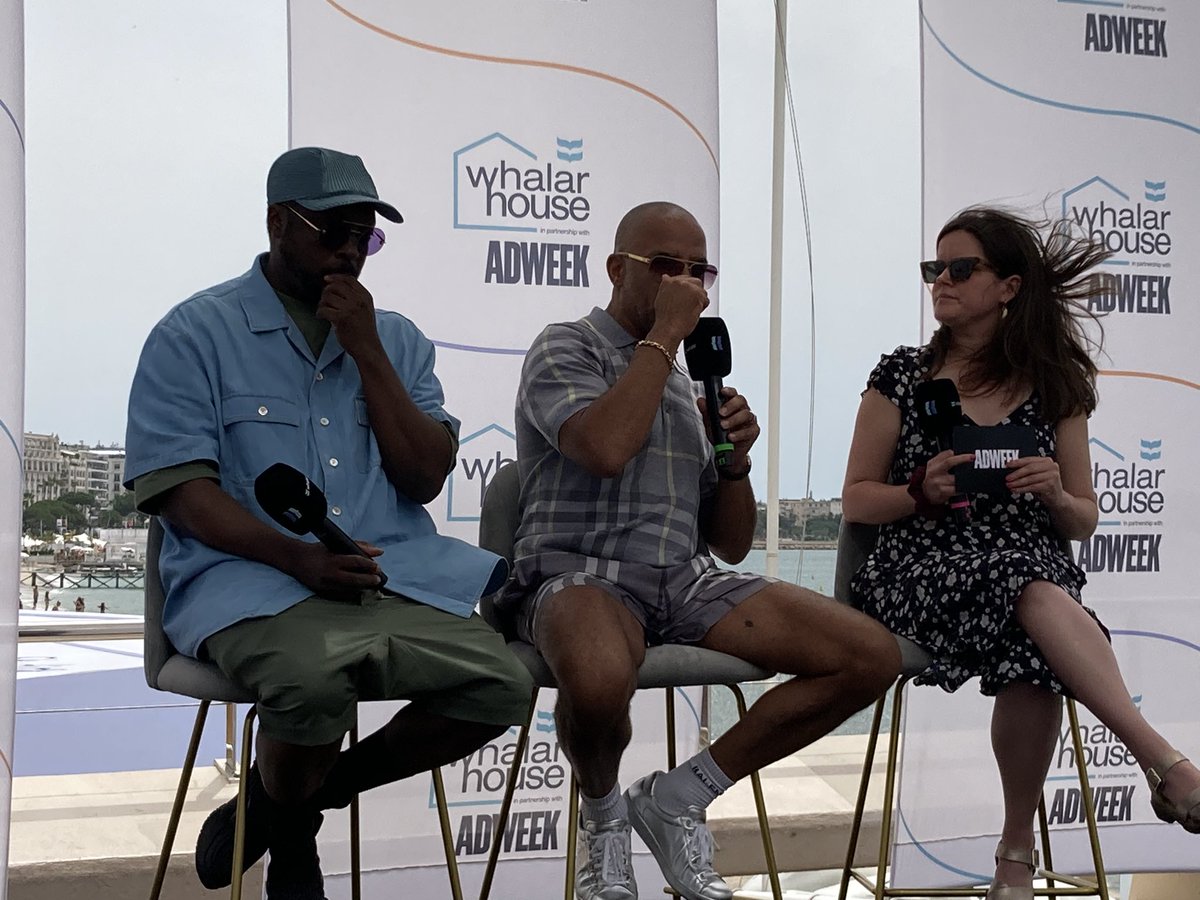 “AI is going to make creatives dig even deeper” says @iamwill as he predicts a major shake up for agencies ahead. “I’m a fucking super creative now!” 🤖#adweekabroad #CannesLions