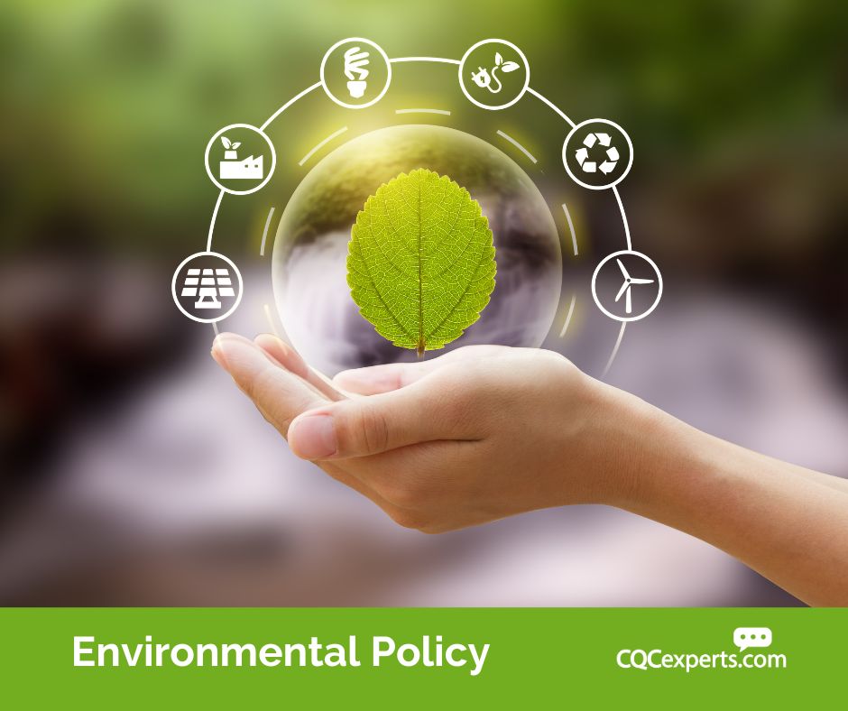 Embracing sustainability is crucial for your business and ensures compliance with the law and industry regulations. Discover our incredible Environmental Policy in the Complete Care Policy Pack. Learn more at shorturl.at/buwyI.
 #SustainabilityMatters #CQCcompliance #cqc