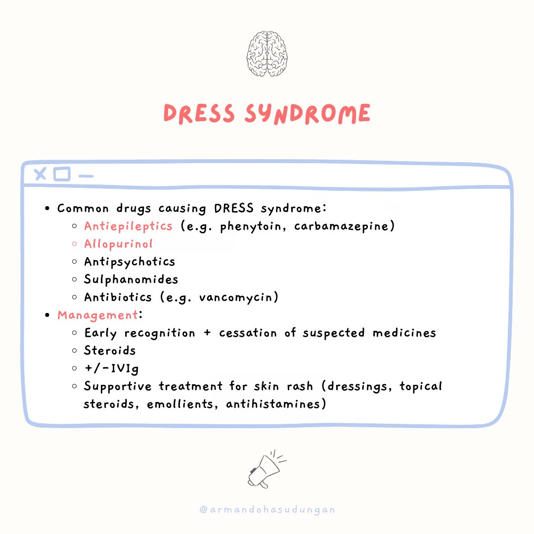 DRESS Syndrome causes elevated lymphocytes in the blood which release IL-5, a key cytokine for eosinophil survival, proliferation and activation. 

Watch the video here: youtu.be/j2avflnNR8c

#DRESSsyndrome #immunology #pharmacology #armandohasudungan #medicaleducation
