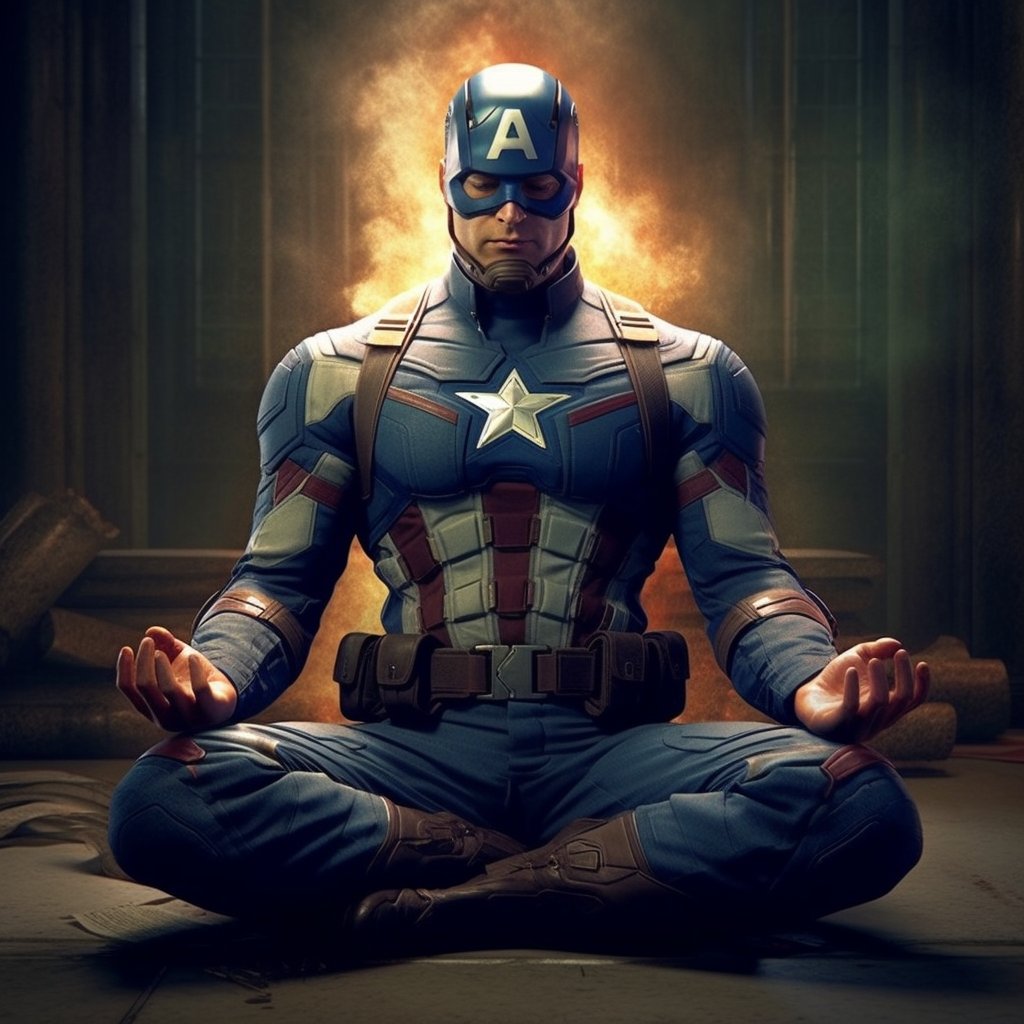 umesh_ai's tweet photo. 🎨 #InternationalYogaDay  art challenge 🤖

🧘‍♂️ Yoga can be called as a holistic approach to fitness, peace, and self-discovery through meditation. 🧘‍♀️

Here is a super simple prompt!

Prompt: [SUBJECT] meditating

Share your favorite celebrity/characters/animals meditating! https://t.co/O0omodA94B