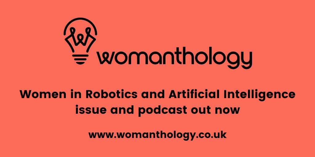 The new Women in #Robotics and #AI issue and podcast are out now! 🤖🖥🧠🩺

📱💻 womanthology.co.uk
🎧 womanthology.co.uk/womanthology-p…
📲 plinkhq.com/i/1523676207

Featuring @nationalgridESO, @CMRsurgical @sciencemuseum @nicolaTphd @UoS_Management

#WomenInRobotics #WomenInAI