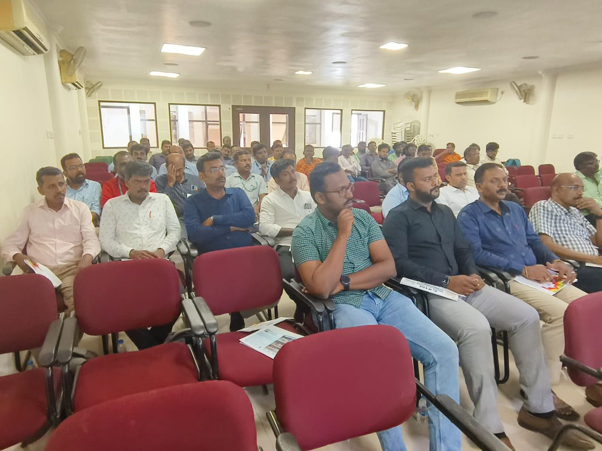 TutyCFSAsstn's tweet photo. Tuticorin CFS Association conducted a Knowledge Sharing Program on the Friday, 16th June, 2023 on Introduction to Customs Act &amp; Handling of Cargo in Customs Area Regulation Act 2009 (HCCAR2009) lectured by Mr. Pratap Jampala, MA, MBA, Retired Customs Appraiser, Chennai. https://t.co/RQwhy27bTh