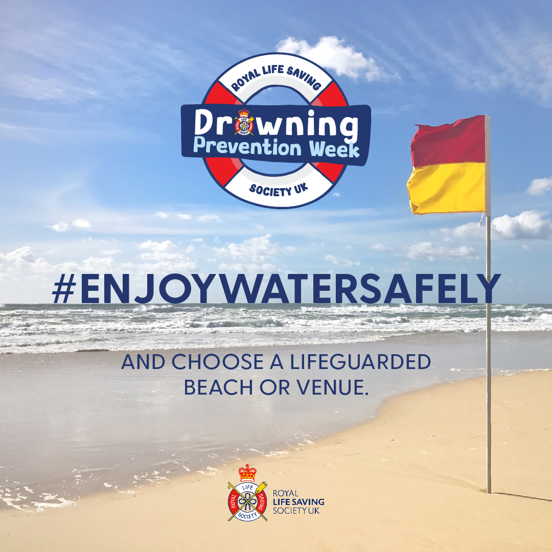 Do you know the water safety code?
✔️Stop and think
✔️Stay together
✔️Call 999
✔️Stay calm & float
For more information, visit rlss.org.uk/the-water-safe… @RLSSUK 
 
#DrowningPreventionWeek
#EnjoyWaterSafely