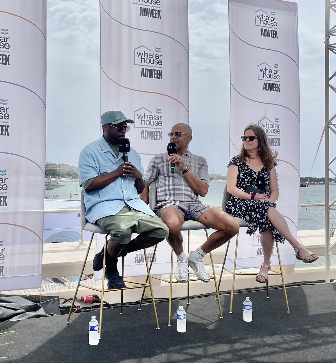 Will-I-am at @Adweek in #CannesLions best quote ‘tomorrows creative agencies are creatives with agency’ 👊🏼 👏🏼