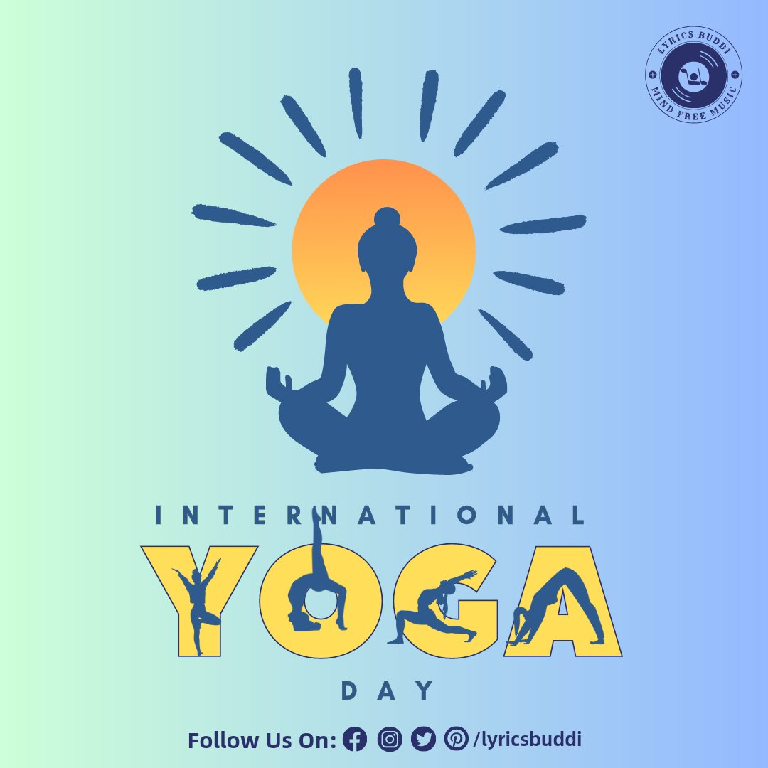 #internationalyogaday2023 #yogaday2023 #yogadaycelebration #yogapractice #yogalife #dailyyoga #yogaposes #patanjaliyogasutras  #lyricsbuddi
