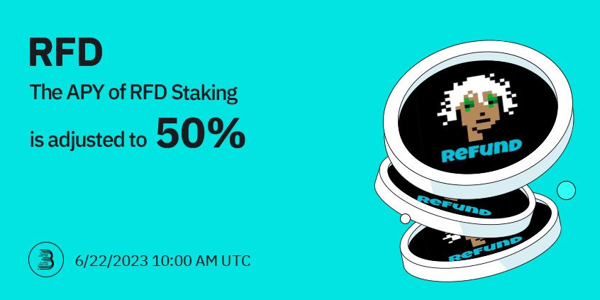 #BitMartHappyEarn

🚀The APY of RFD Staking is adjusted to 50%!
🔥 Stake Now!  bitmart.com/staking/en

#cryptocurrency #passiveincome