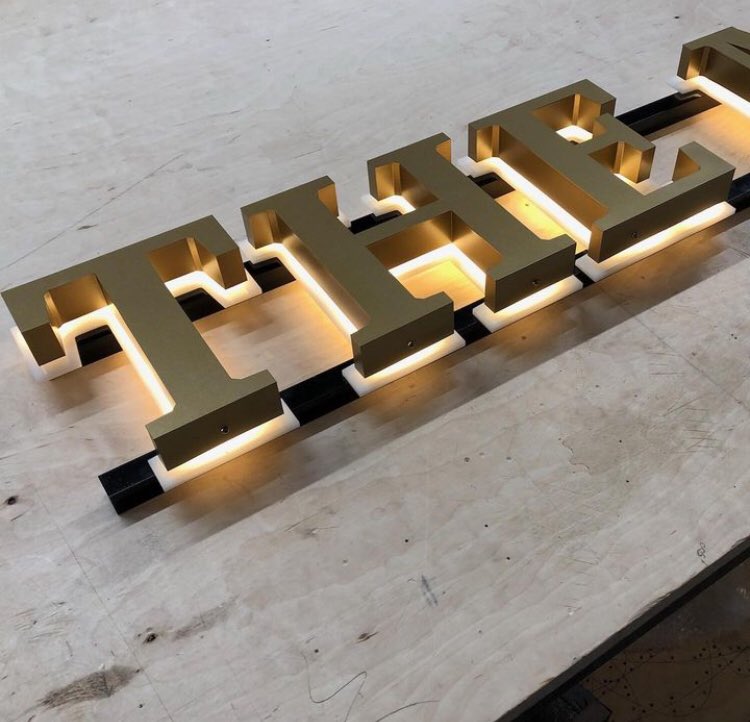 wanting something posh ? examples of our gold 3D built up metal letters👑⚜️ 
.
Signs2Signs trade supplier of all things signage 
.
.
.
.
#Signs2Signs #Sign #Signage #Signmaker  #signs #MadeinManchester #CustomSigns #Signmanufacturer #gold #illuminatedsign #metalwork