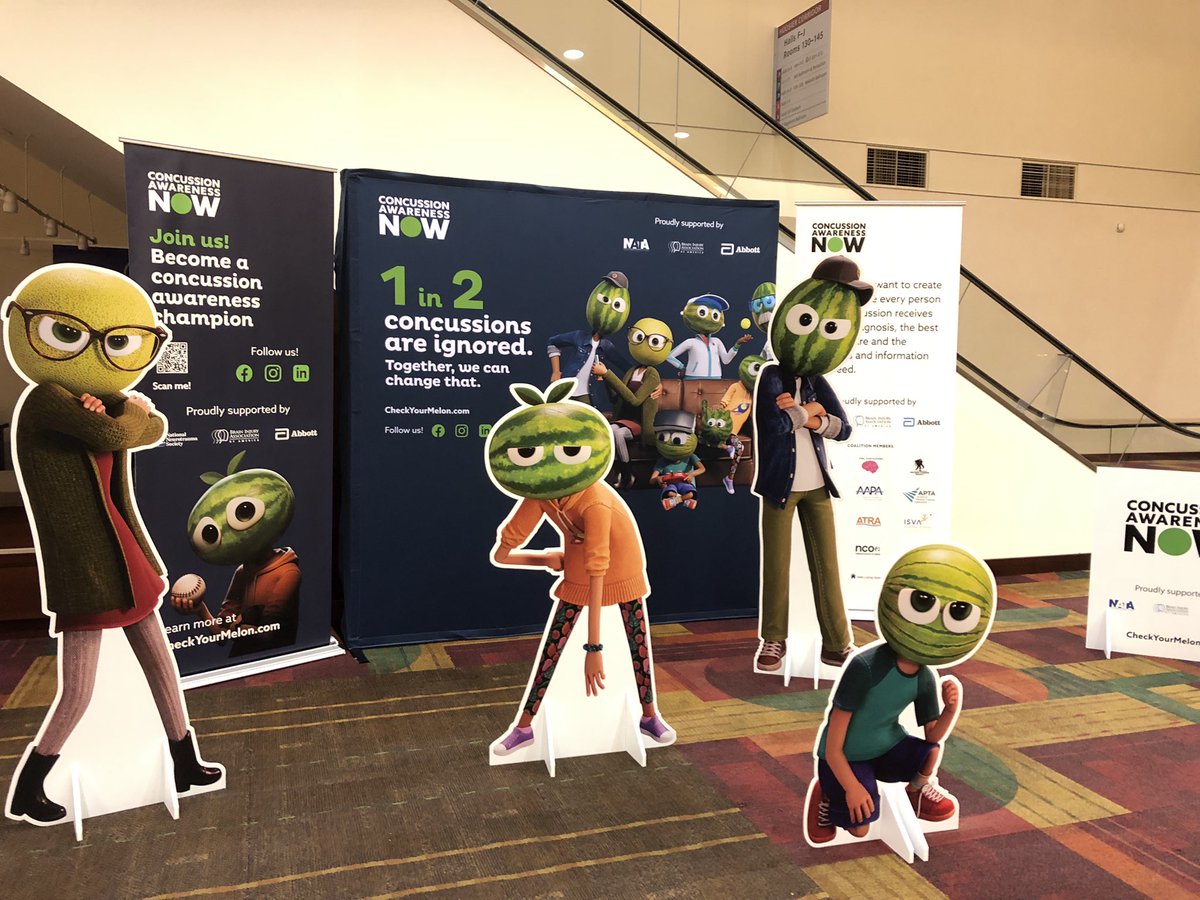 Check your melon! Don’t ignore concussions!! #NATA2023