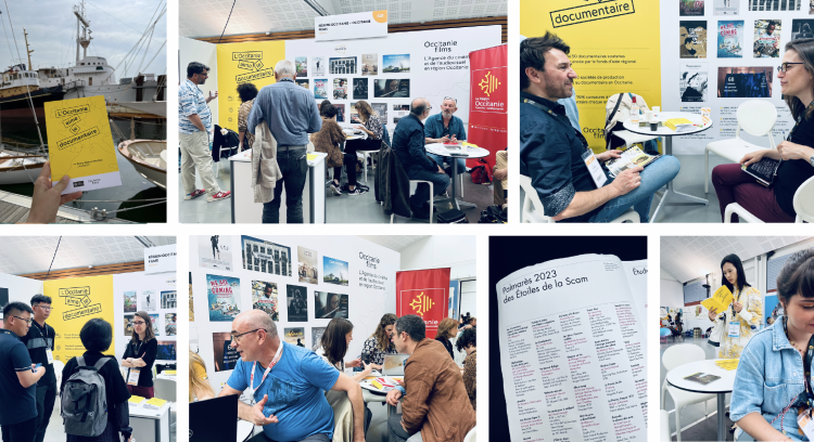 Occitanie_films's tweet image. A l'occasion du @SunnySideDoc, @Occitanie_films , avec le soutien de la @Occitanie, accompagne une vingtaine de sociétés de production de la région et met en place une ombrelle régionale. Au programme : rendez-vous professionnels, pitchs, conférences.