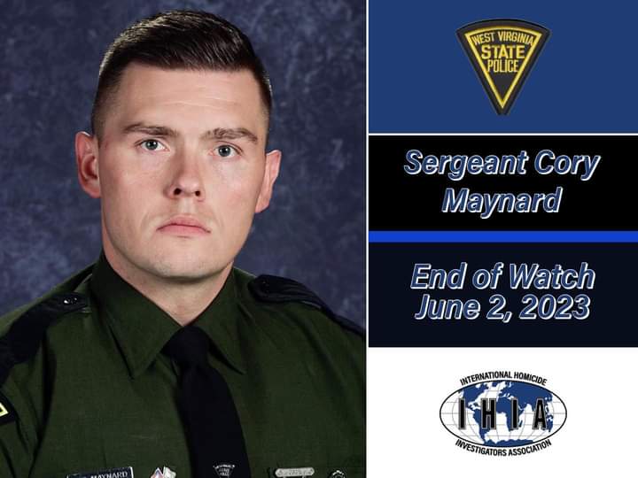 Via @ihiaorg - We honor Sergeant Cory Maynard who was shot and killed as he responded to a shooting call for service. He was 37 years old and is survived by his wife and two children.