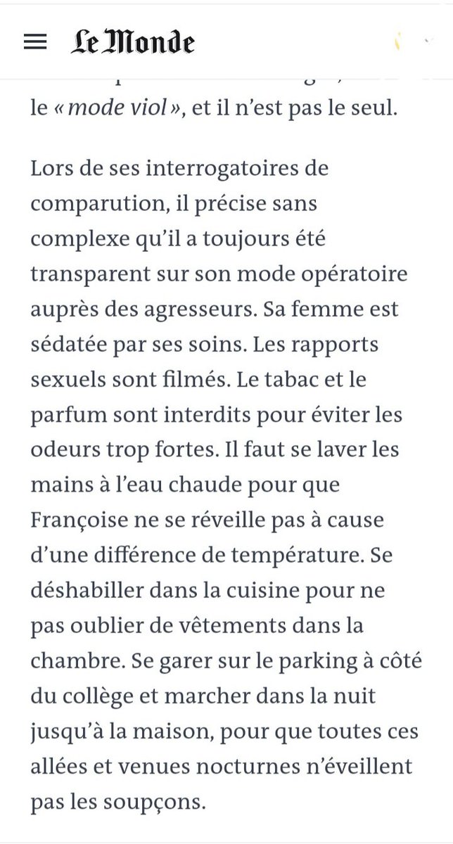 #Justice #ViolencesSexuelles #Vaucluse 

(Extrait de l'article du Monde).