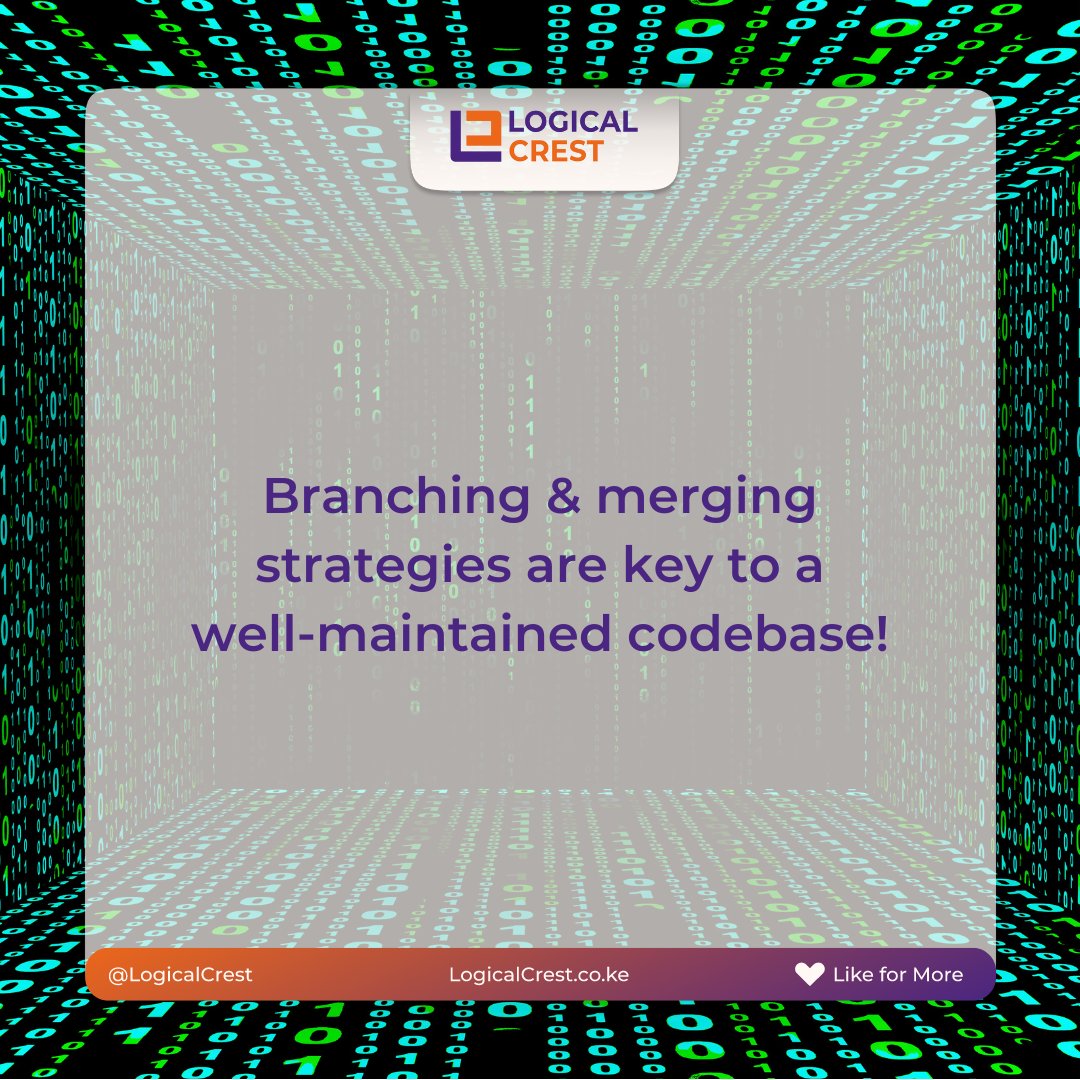 LogicalCrest's tweet image. 🌳🔄Branching & merging are the roots & branches of a healthy codebase! 🖥️Software configuration management maintains order, collaboration, & version control. 
#businesssense #codemanagement #branchingandmerging #softwaresolutions
