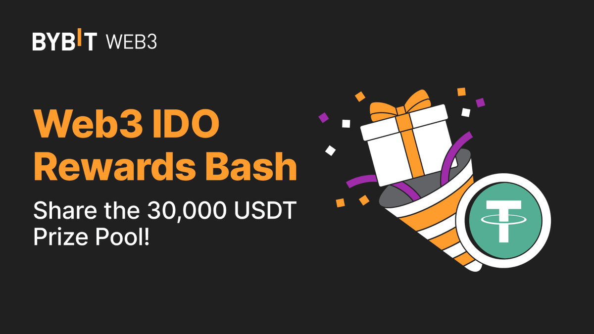 🔥 IDO Rewards Bash is ON!

😍 $30,000 USDT Prize Pool to share

✅ Participated at least 1 time IDO and hold over $200 assets across all supported chains in your Bybit Wallet

📆 Snapshot Period: 2023/06/26 - 06/29 10:00 UTC

👉 i.bybit.com/1Ypoabgv