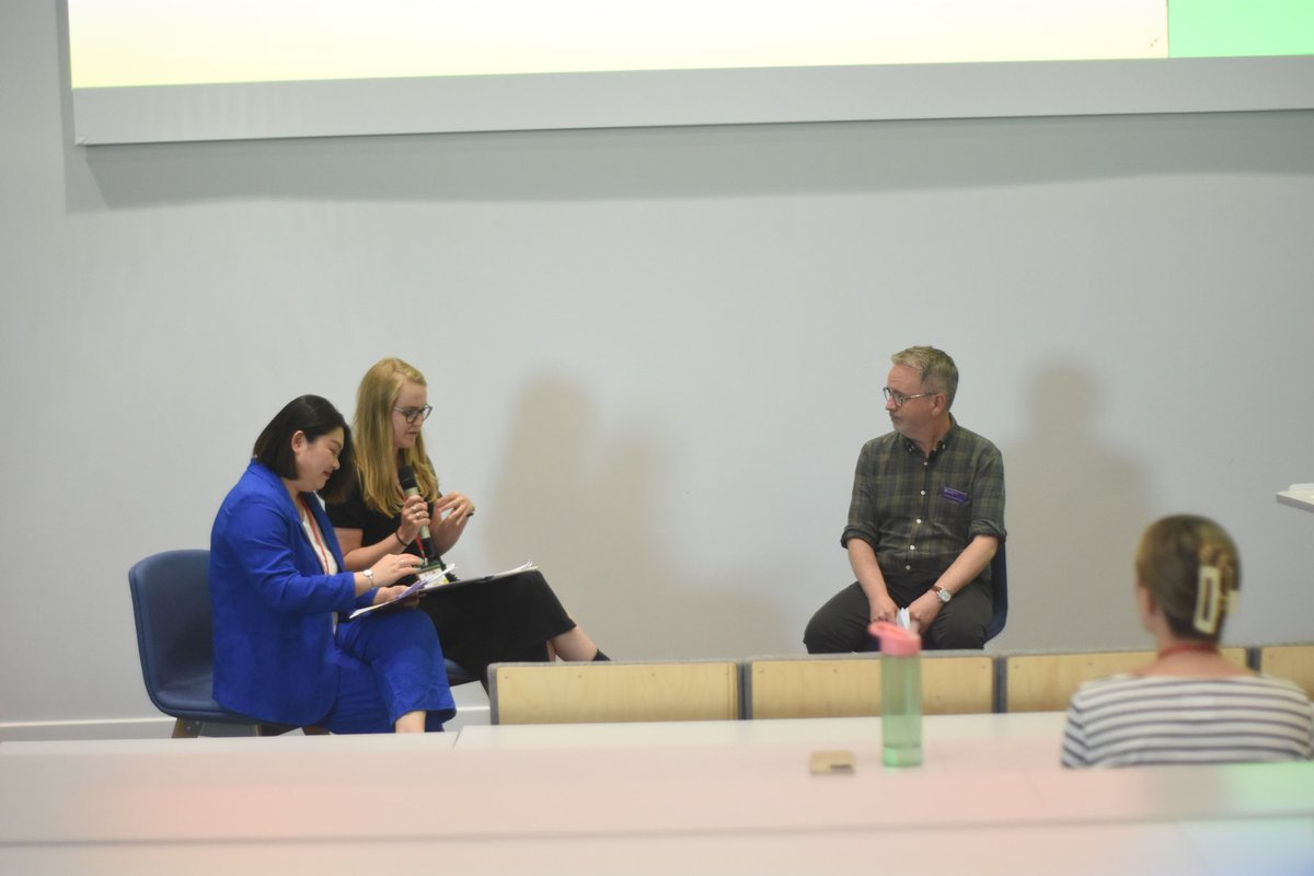 Final photos from our #MCSPGRConference2023. 
Thank you so much to <a href="/andrew_chadwick/">Andrew Chadwick - active on Bluesky</a> for his keynote discussion ‘Where Next? Mainstreaming the Future of Communication Research’. We loved this alternative keynote format and had such a fun and interesting discussion!