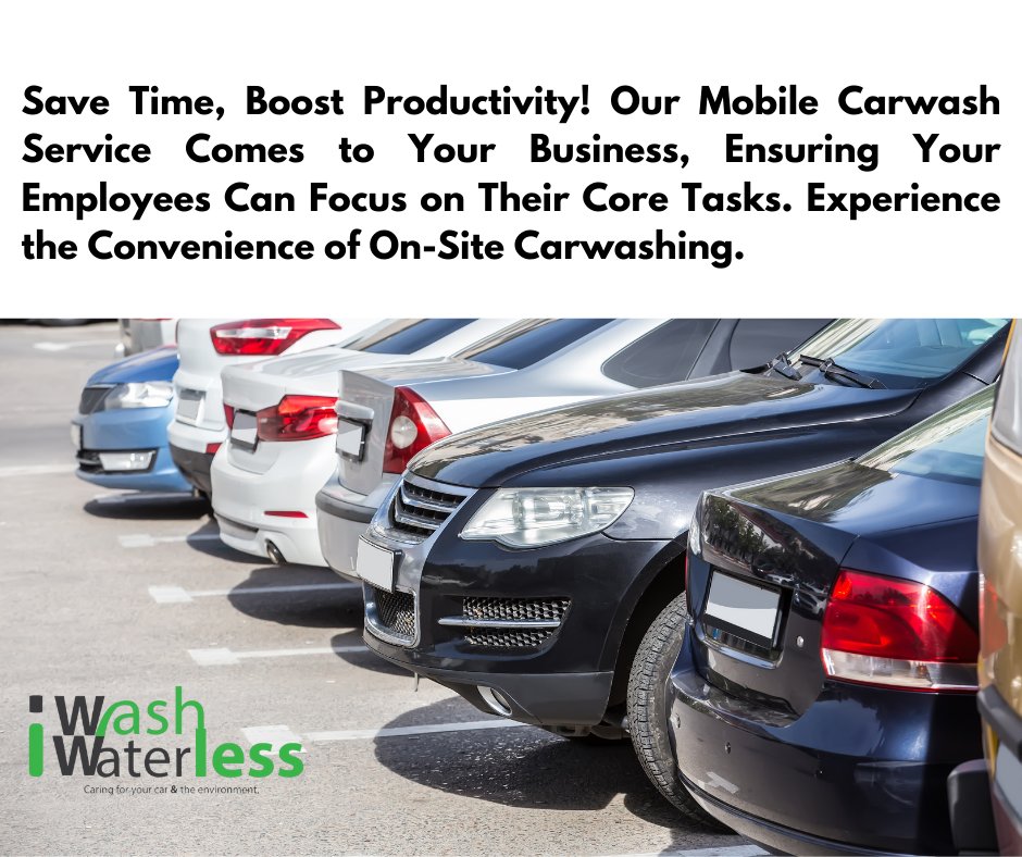 Save Time, Boost Productivity! Our Mobile Carwash Service Comes to Your Business, Ensuring Your Employees Can Focus on Their Core Tasks. Experience the Convenience of On-Site Carwashing. 

#MobileCarwash #Carwash #B2BCarwash #TimeSavingSolutions
