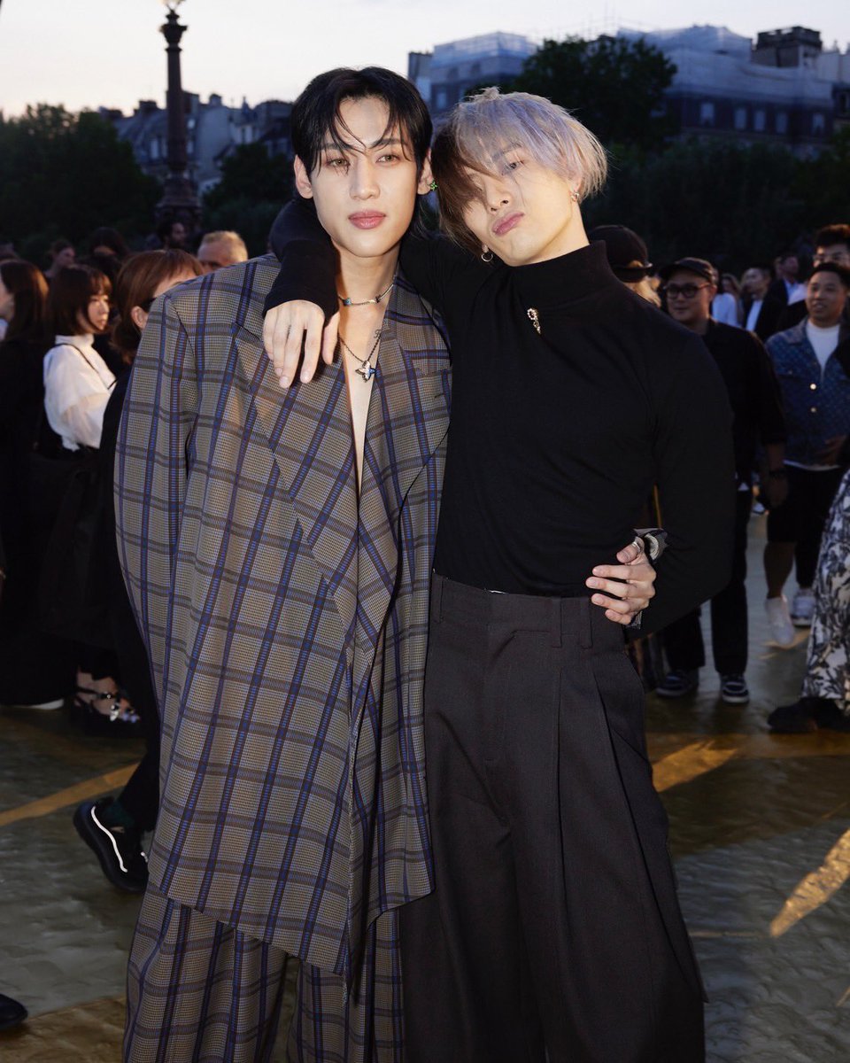 GOT7's BamBam and Jackson Wang reunite in Paris