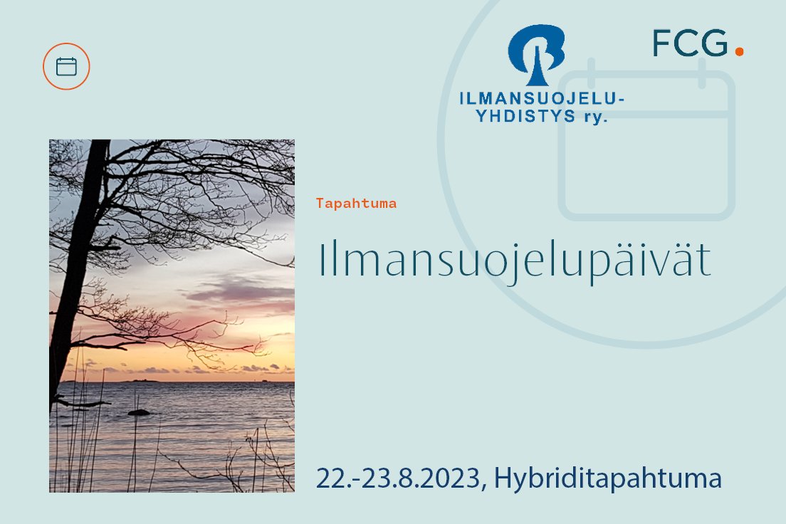 FCG_Group's tweet photo. Tule mukaan kuulemaan ja keskustelemaan ilmanlaadun ja ilmaston asiantuntijoiden kanssa!

Ohjelmassa jälleen ajankohtaisimpia puheenvuoroja ja teemoja. Osallistu paikan päällä Lappeenrannassa tai etäyhteksin!

Ilmoittaudu nyt!👉https://t.co/B9CECcGwmw

Yhteistyössä FCG ja @ISY_fi https://t.co/ozjtW9GotP