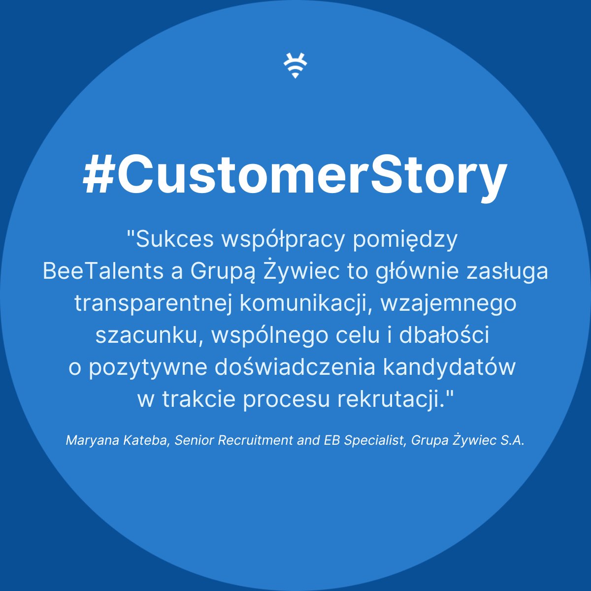 Miło nam poinformować o naszym najświeższym #CaseStudy z rekrutacji do #GrupaŻywiec - dziękujemy za współpracę i jesteśmy dumni z takiej historii! 🐝 Zapraszamy do lektury: hubs.ly/Q01VdvQr0 ⬅️ #BeeTalents #BT #CaseStudy #SuccesStory #RFSF #Recruitment #Rekrutacja #Żywiec