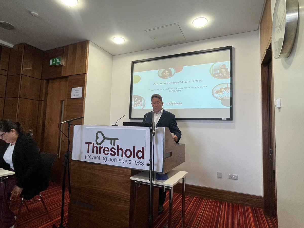 DarraghOBrienTD's tweet photo. Joining @ThresholdIRE to launch ‘We Are Generation Rent’

Findings provide insight into the sentiment from tenants in the private rental sector. Thank you to Sarah for sharing her experience too.

Govt has put in place a number of initiatives to assist renters such as… https://t.co/Q6pru6Midh