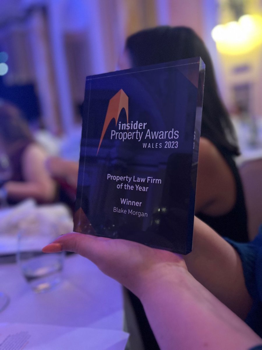 Congratulations are in order for two of our delivery partners who were recognised at the @insiderwales Property Awards!

🌟 @smale_ann from @PDArchitects won Property Personality of the Year.

🌟 @BlakeMorganLLP won Property Law Firm of the Year.

#WalesProp