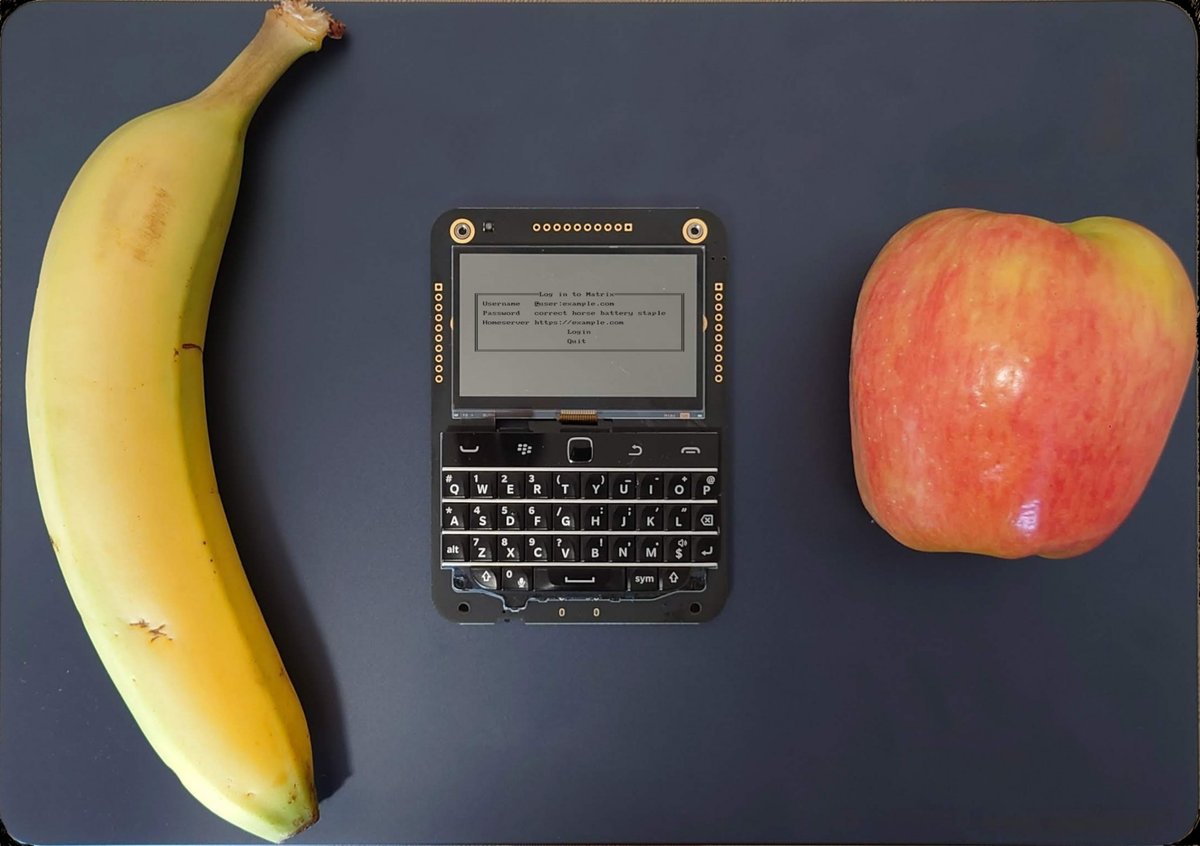 Raspberry_Pi's tweet image. Missing your Blackberry?  Get a @sqfmi Beepberry to satisfy your craving.

raspberrypi.com/news/beepberry…

(We are also FURIOUS to learn that, as well as a lack of #RaspberryEmoji, there is no blackberry emoji either.)