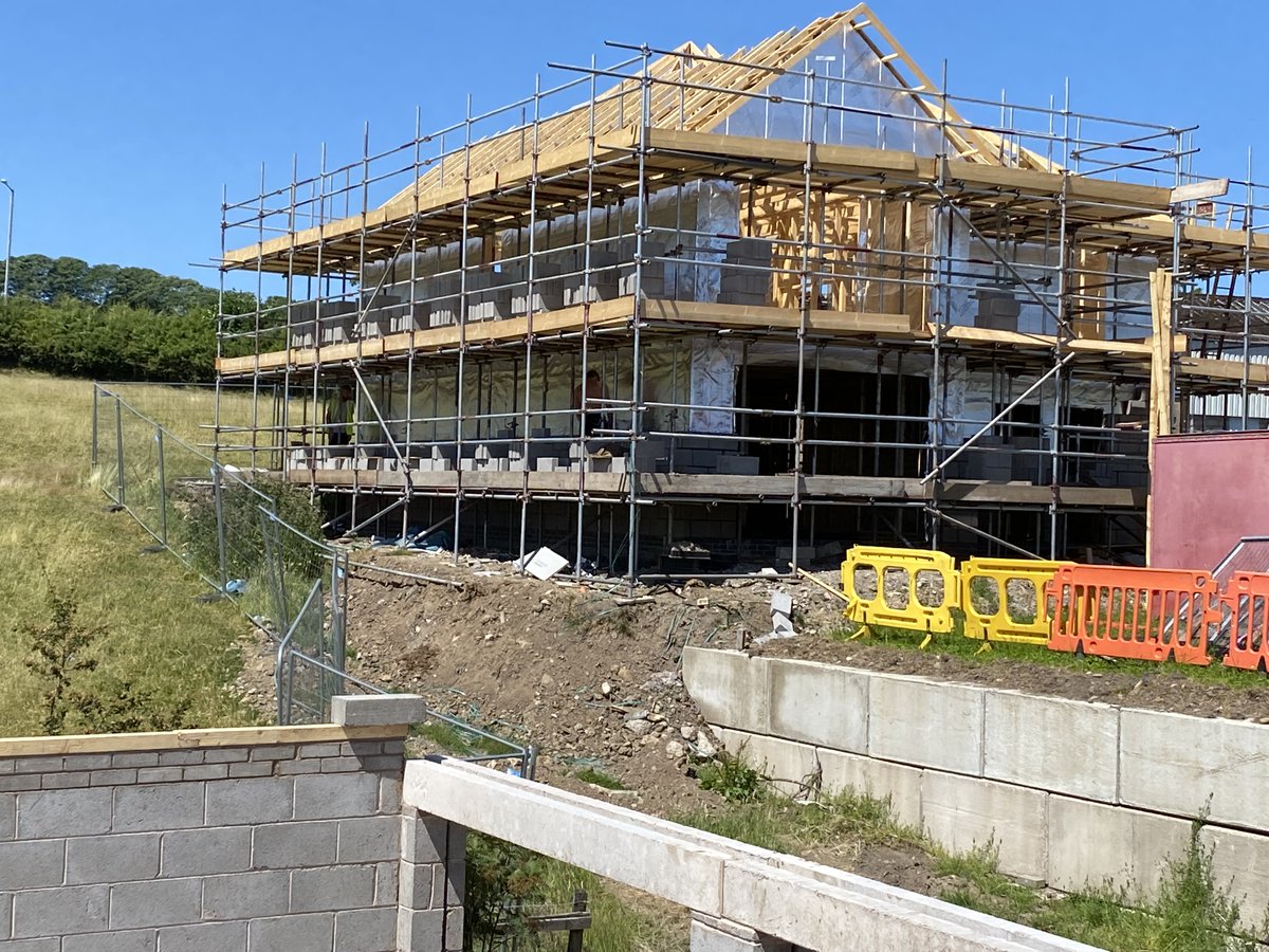 FlitcraftLtd's tweet photo. Sign off today on these, the last on this site.  Good client, great location with fantastic views.  They're going to make fabulous homes for the buyers!  If you have a timber frame project you would like to discuss with Flitcraft, please call us on 01995 679444 #injectawall https://t.co/5q5YKaC10Y