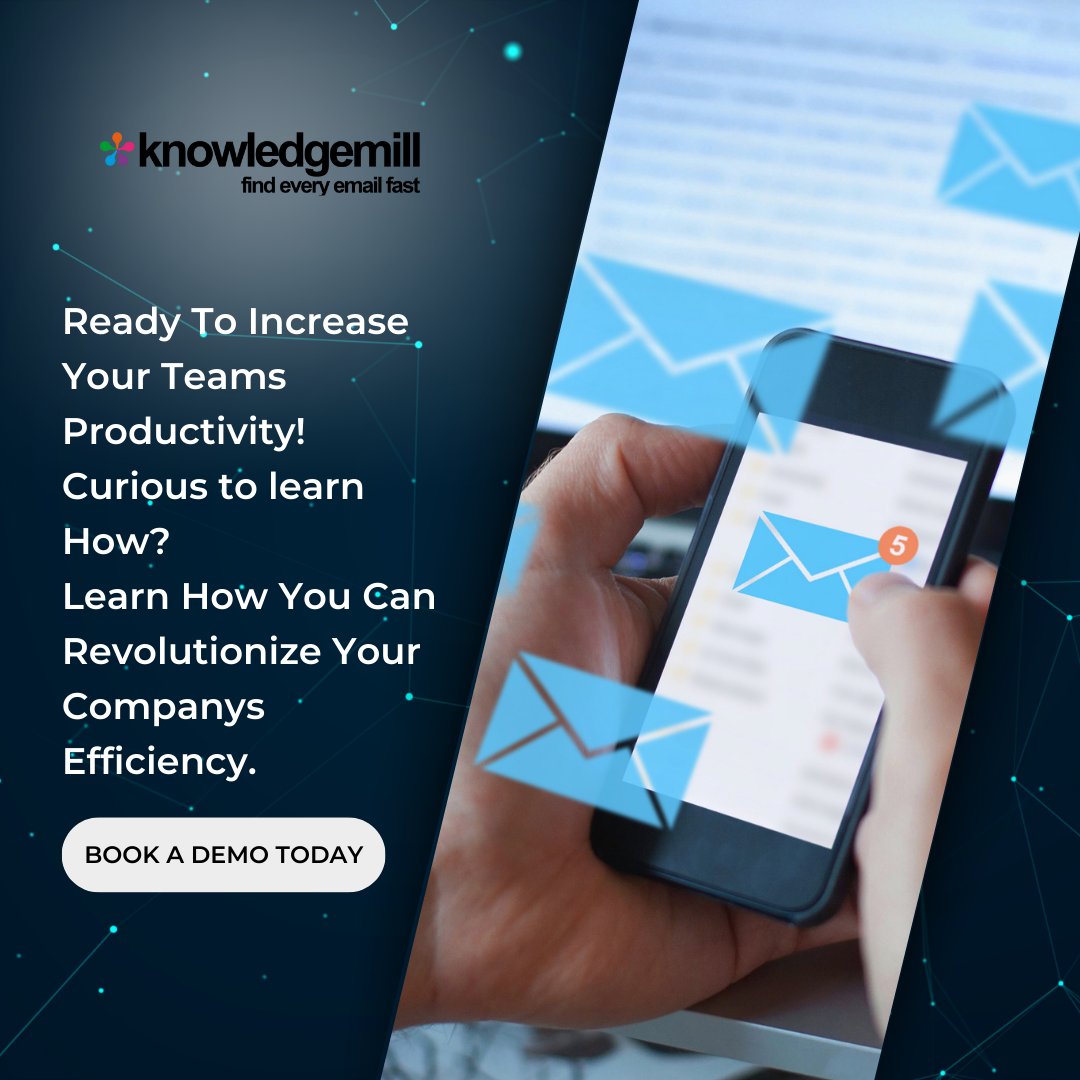 knowledgemill's tweet image. Reclaim Time, Boost Productivity: Book a demo today to learn how to unlock an extra hour of productivity for your organization
#documentmanagementsoftware #smallbusiness #marketingautomation #businessintelligence #startup #knowledgemillmailmanager #knowledgemill