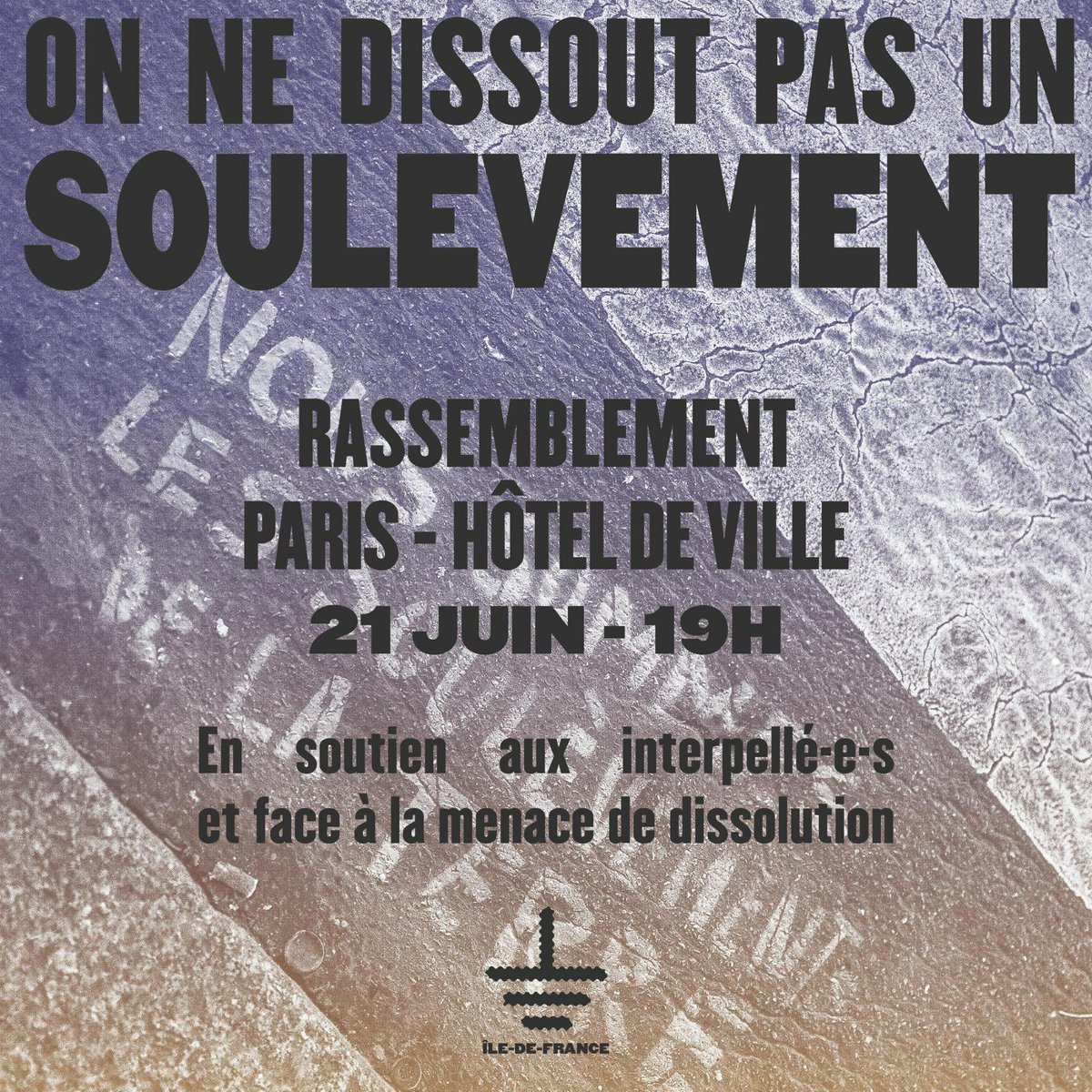 Comme ce gouvernement ne semble pas comprendre, montrons lui en force ce soir