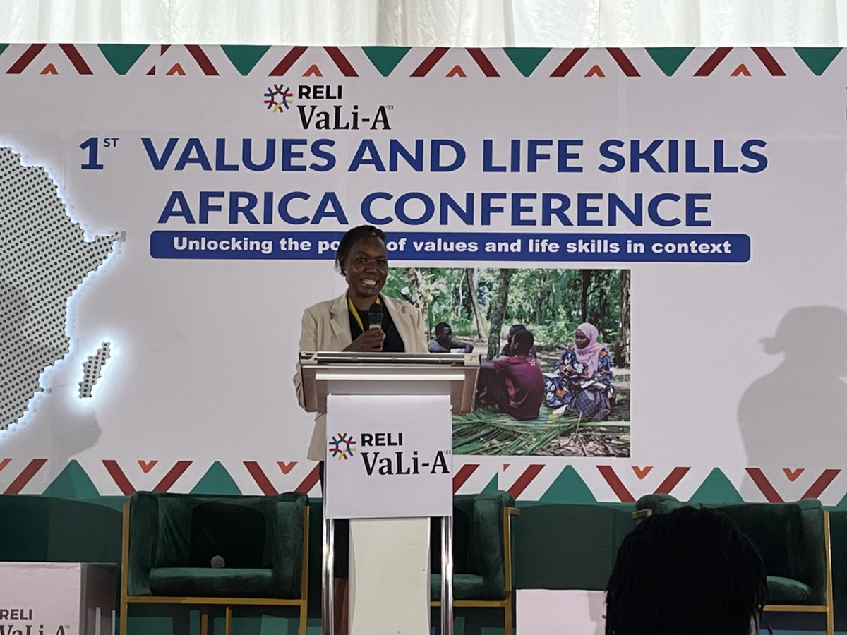 Dr Goretti opening the RELI VaLi-A conference -moving along with energy! #valiafricaconference <a href="/ReliAfrica/">RELI Africa</a> <a href="/ZiziAfrique/">Zizi Afrique Foundation</a> <a href="/MileleZanzibar/">Milele Zanzibar Foundation</a> <a href="/UwezoUganda/">Uwezo Uganda</a> <a href="/LGFnUg/">Luigi Giussani Foundation</a>