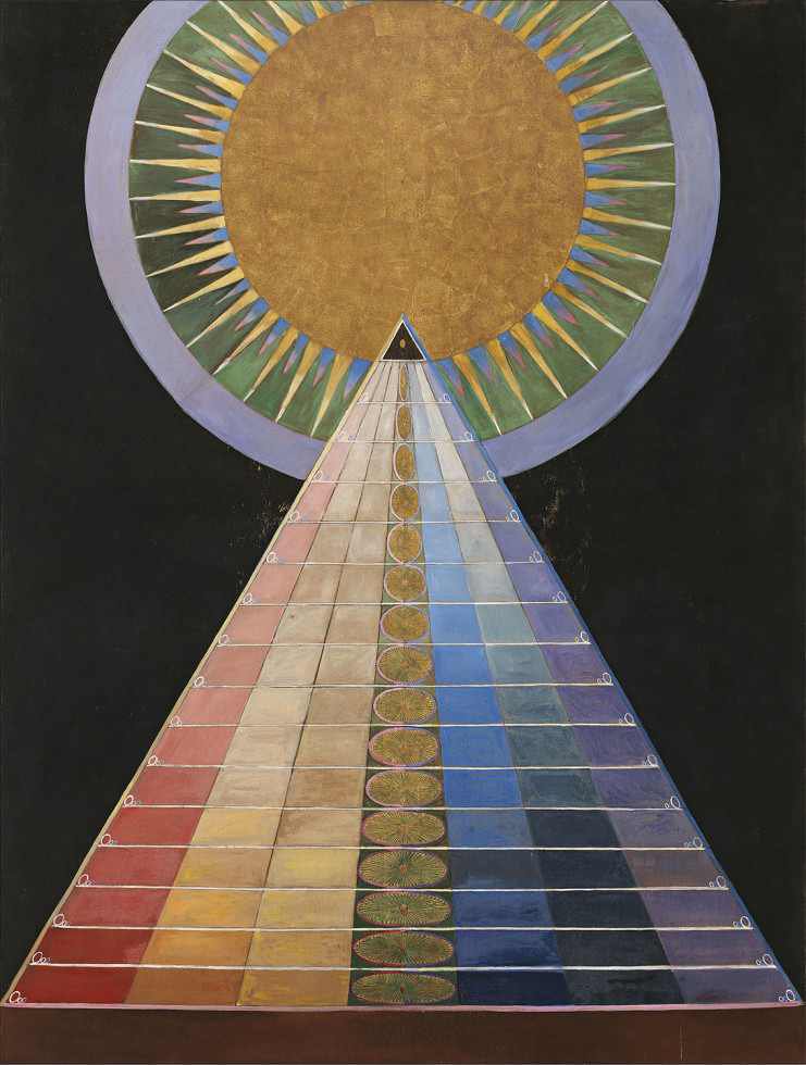 Altarbild Nr.1, Gruppe X, 1915 by influential artist Hilma af Klint whose paintings are thought to be the first Western abstract art #WomensArt
