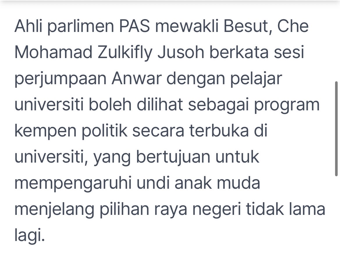 Misplaced priority and projecting assumptions - KJ dulu buat townhall TN50 juga, and you don’t see this kind of complaints also?