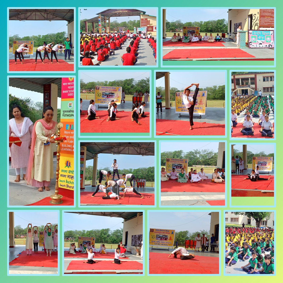 BirpurKv's tweet photo. 'Yoga for Vasudhaiva Kutumbakam'
9th International Day of Yoga celebrated at KV Birpur.
@KVS_HQ @ro_kvs
#9thInternationalYogaDay #kvs_ro #KVS #kvbirpur #kvian https://t.co/uO9emgCvdA