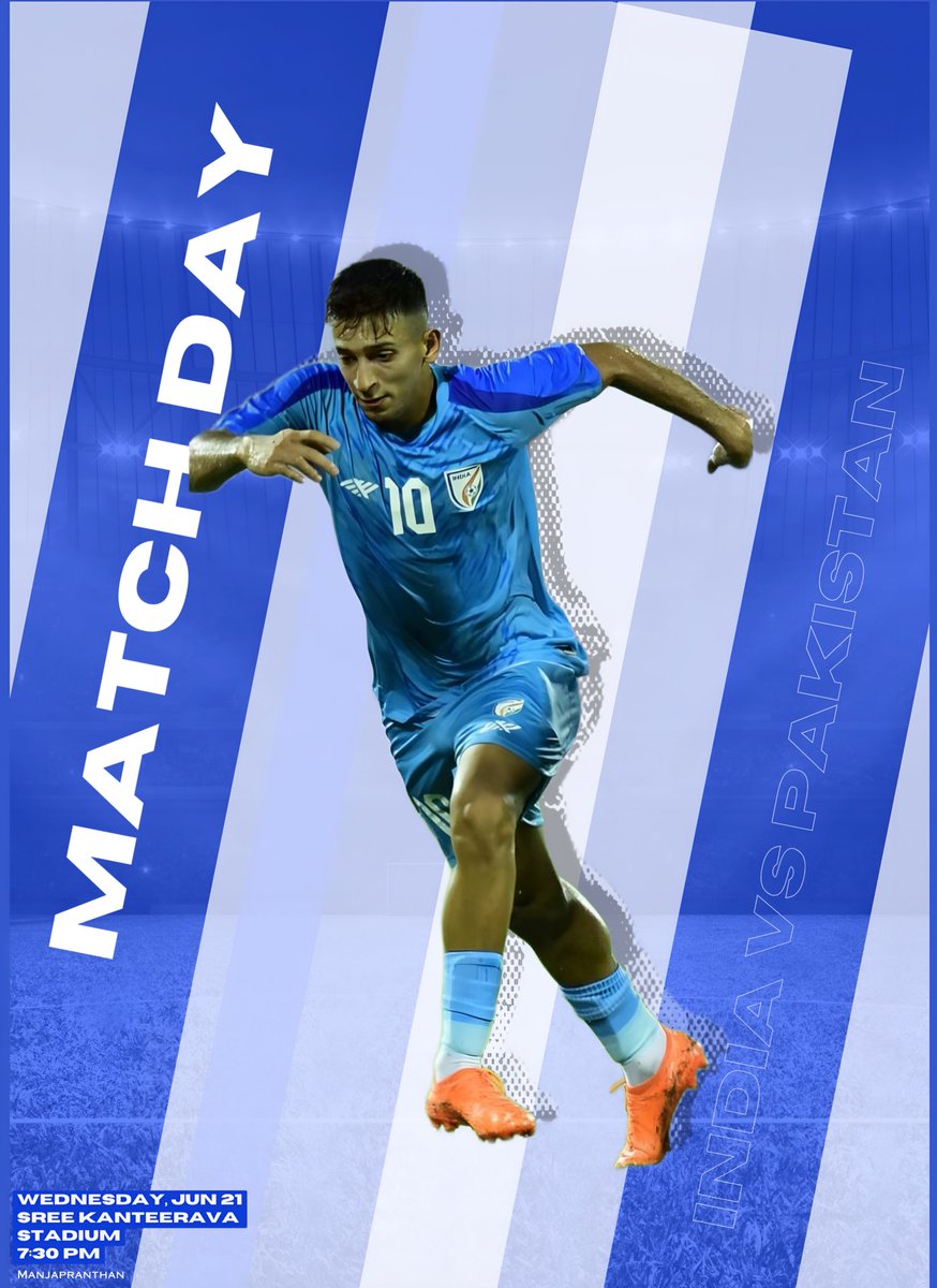 Karthik ks on Twitter "MATCH DAY INDIA VS PAKSITAN 730 pm at Sree Kanteerava Stadium Watch